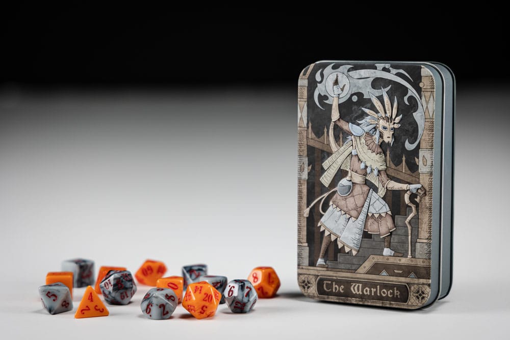 Character Class Classic RPG Würfel Set Warlock (14)             