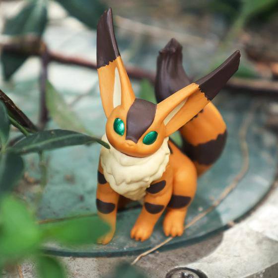 Das Schloss im Himmel Minifiguren Pose Collection Fuchshörnchen 5 cm Display (6)