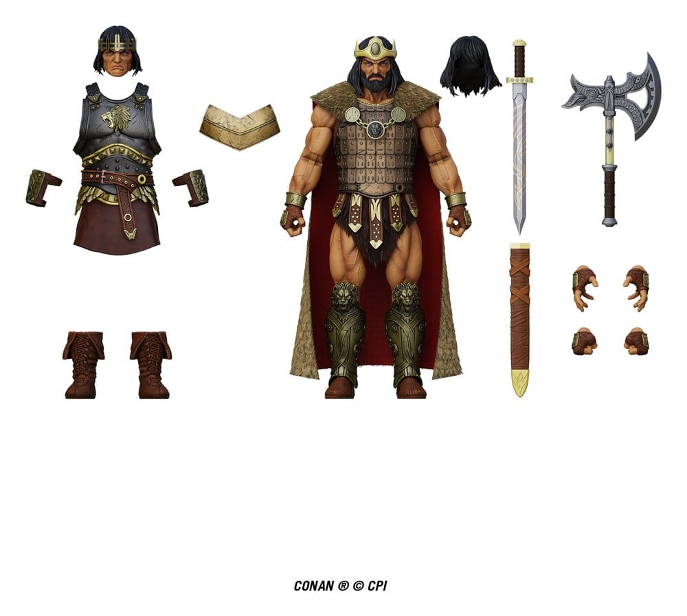 Conan Epic H.A.C.K.S. Actionfigur 1/12 King Conan: Ruler of Aquilonia