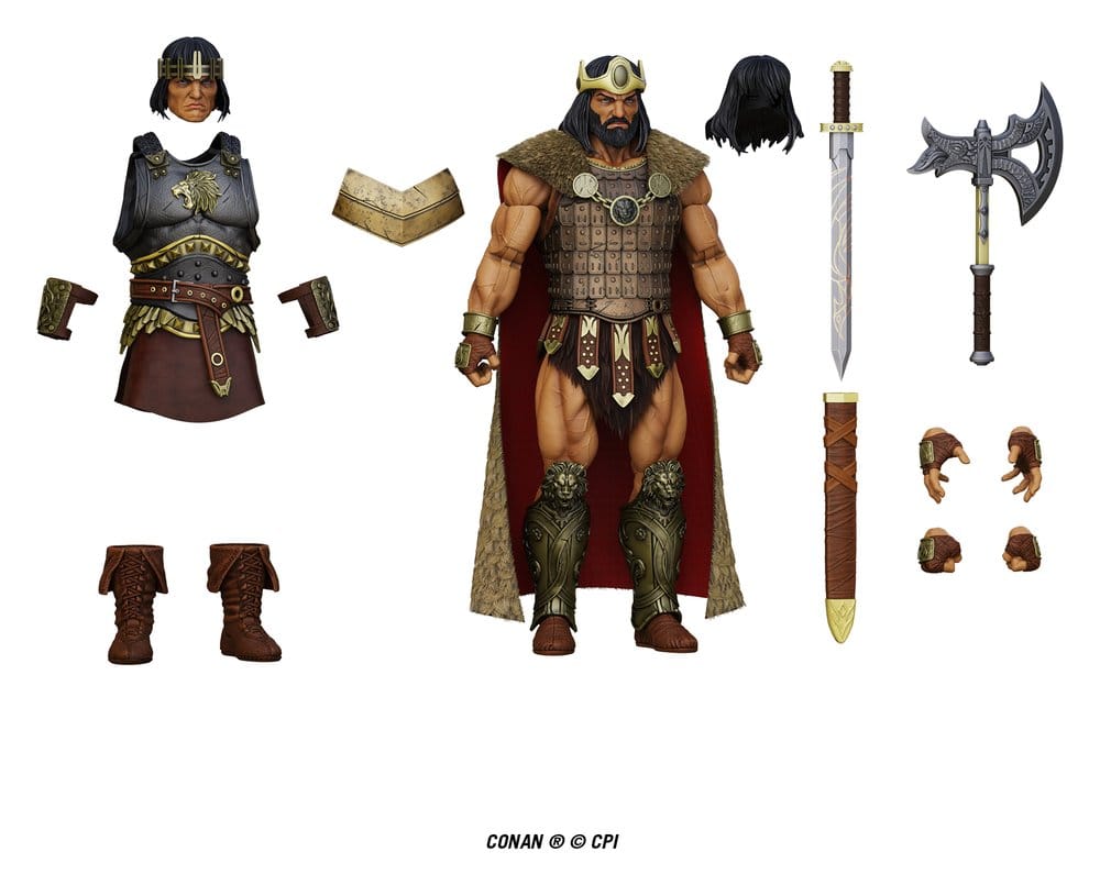 Conan Epic H.A.C.K.S. Actionfigur 1/12 King Conan: Ruler of Aquilonia