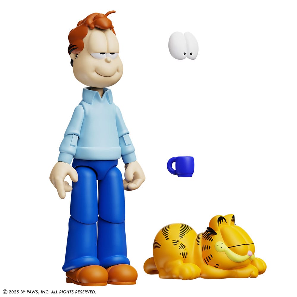 Garfield Actionfigur Jon Arbuckle Deluxe Edition 19 cm    