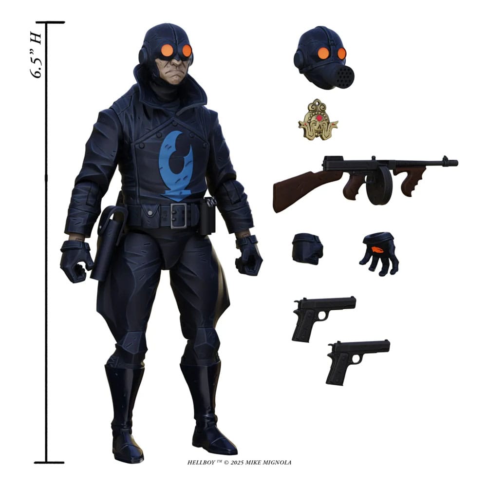 Hellboy Actionfigur Lobster Johnson (The Iron Prometheus) 17 cm 