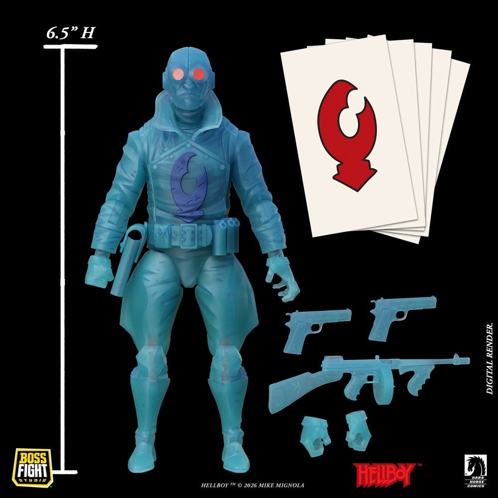 Lobster Johnson 1/12 Actionfigur The Ghost of Lobster Johnson (Limited Edition) heo exclusive 17 cm