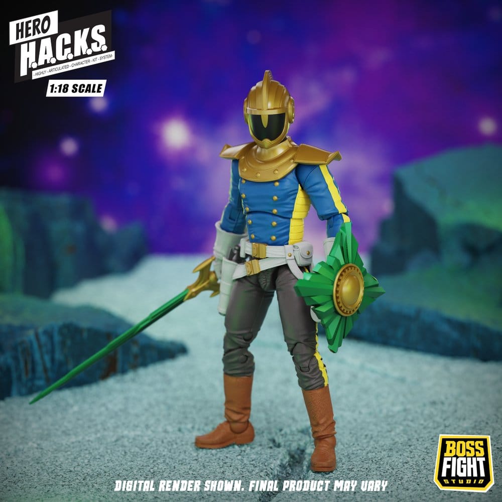 Hero H.A.C.K.S. Core Actionfigur 1/18 Heroes and Villains Wave 1 Jett Steelblade: Stellar Knight of Accord