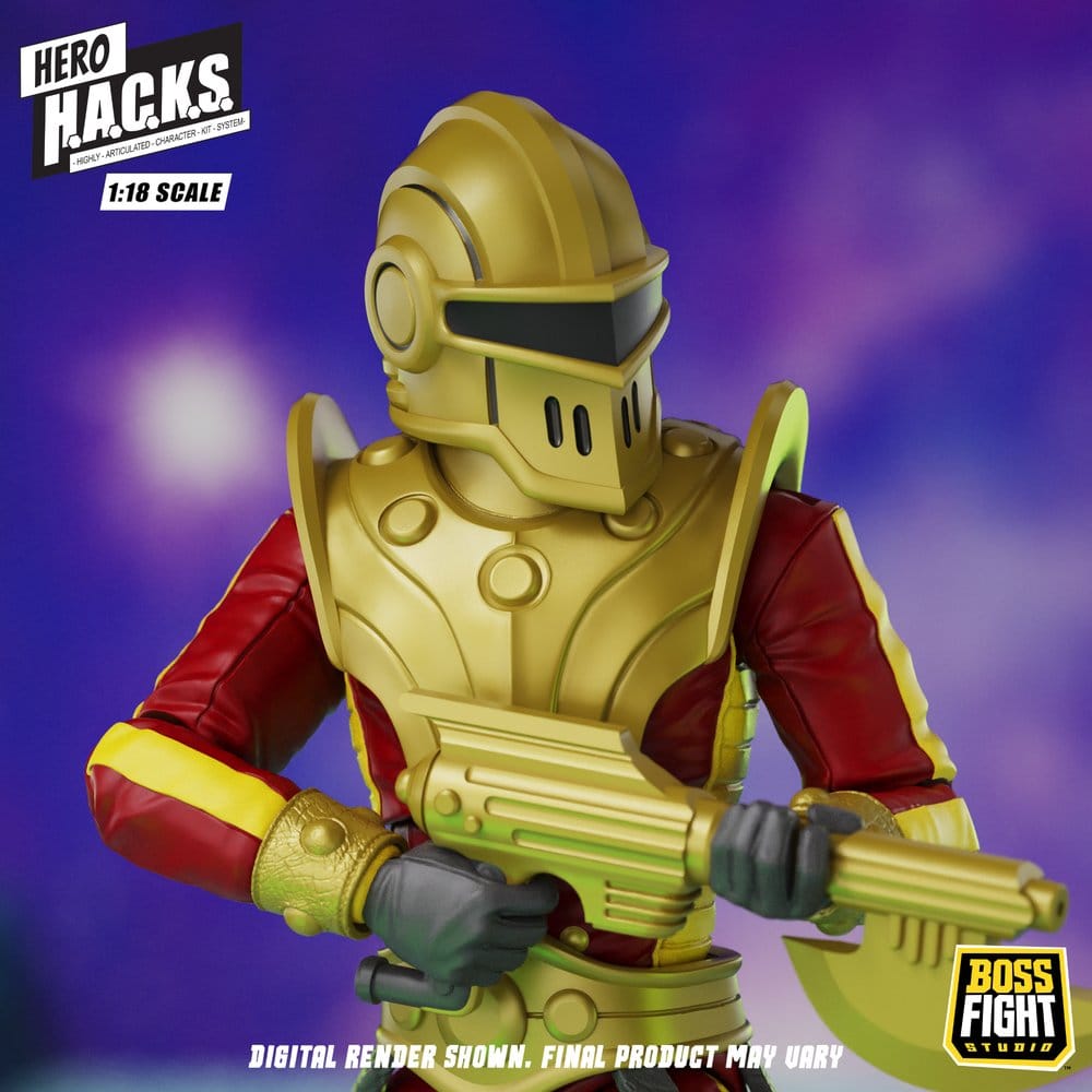 Hero H.A.C.K.S. Core Actionfigur 1/18 Heroes and Villains Wave 1 Stellar Guard: Cosmic Defender of Accord