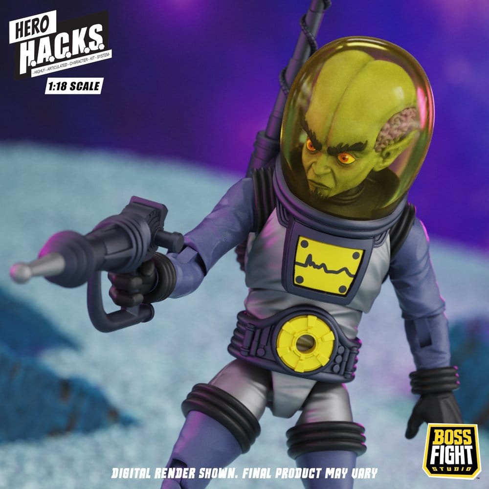 Hero H.A.C.K.S. Core Actionfigur 1/18 Heroes and Villains Wave 1 Zarko Resources Inc.: Galactic Prospectors