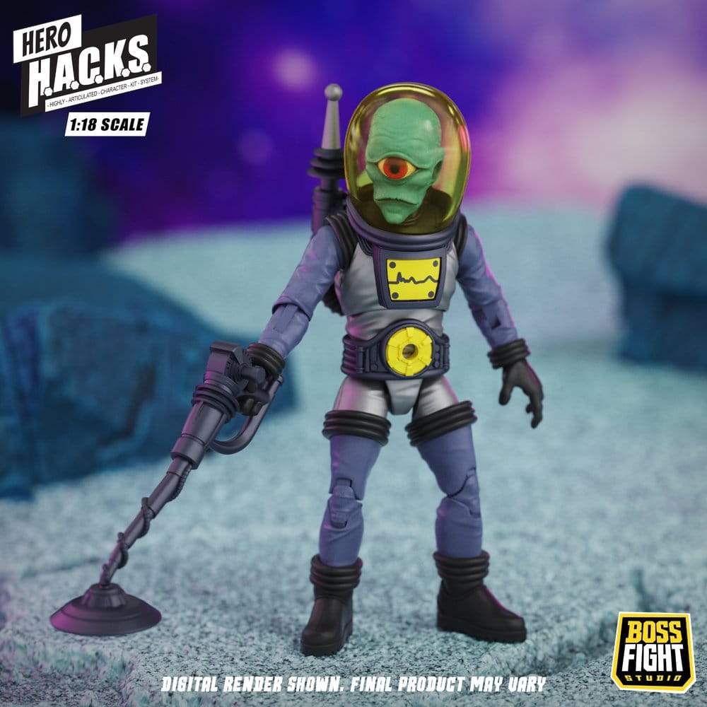 Hero H.A.C.K.S. Core Actionfigur 1/18 Heroes and Villains Wave 1 Zarko Resources Inc.: Galactic Prospectors