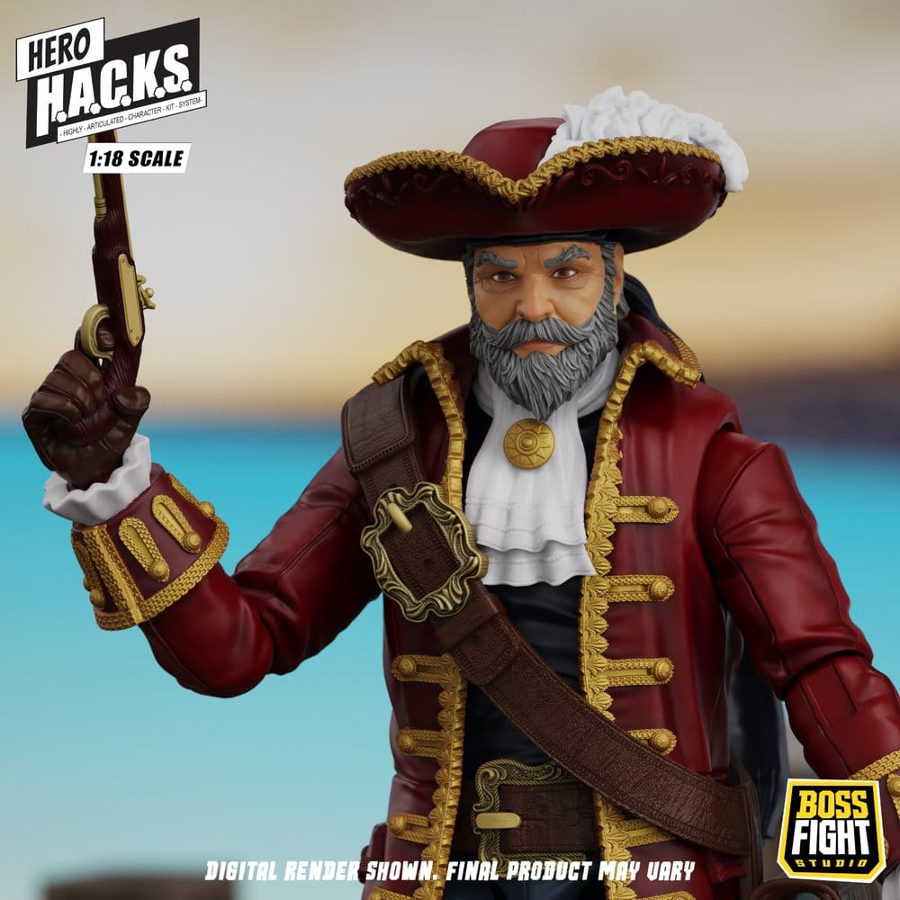 Hero H.A.C.K.S. Core Actionfigur 1/18 Heroes and Villains Wave 1 John Bradford: Captain of the Temporal Voyager