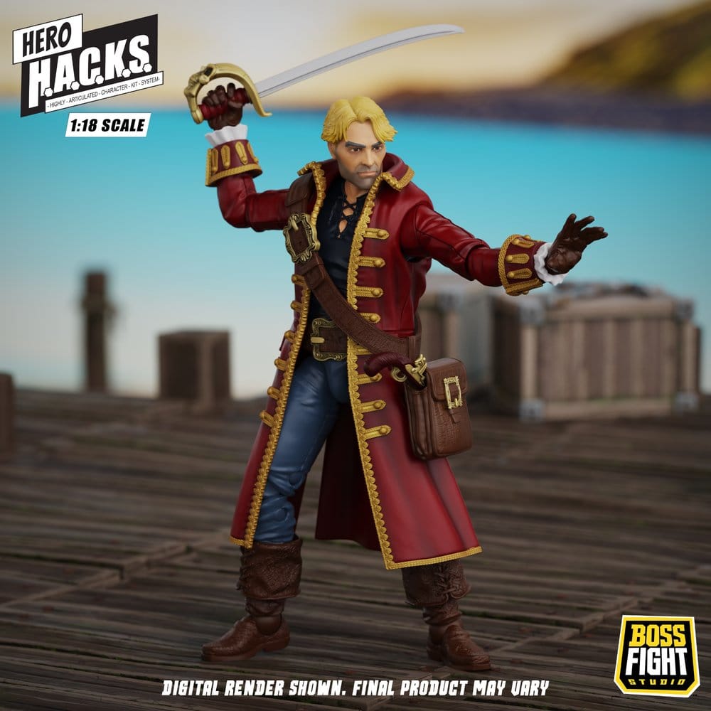 Hero H.A.C.K.S. Core Actionfigur 1/18 Heroes and Villains Wave 1 John Bradford: Captain of the Temporal Voyager