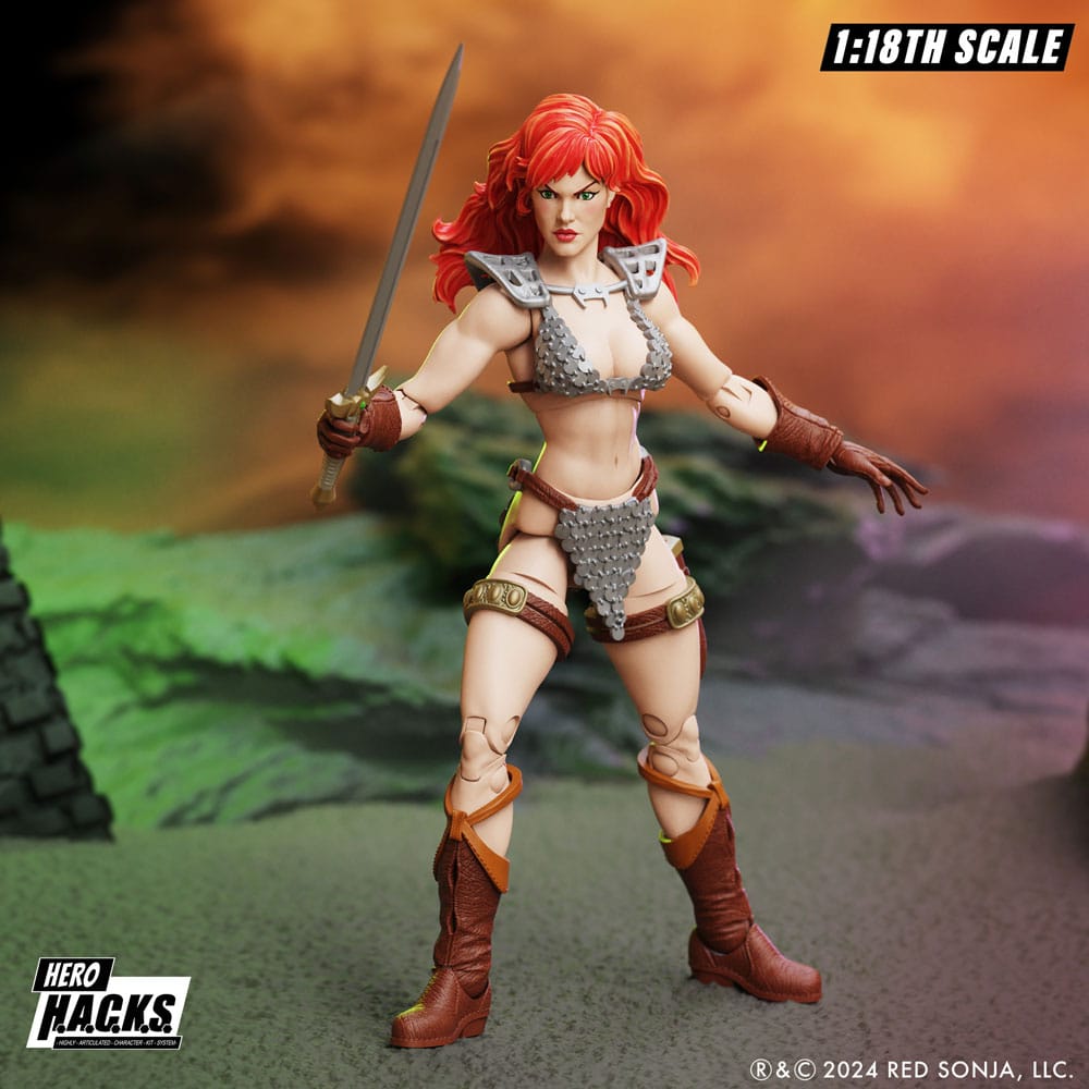 Red Sonja Hero H.A.C.K.S. Actionfigur Red Sonja   