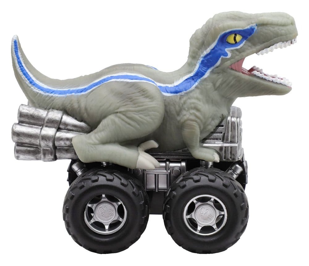 Jurassic World Zoom Riders Fahrzeug mit Actionfigur Sortiment (24)