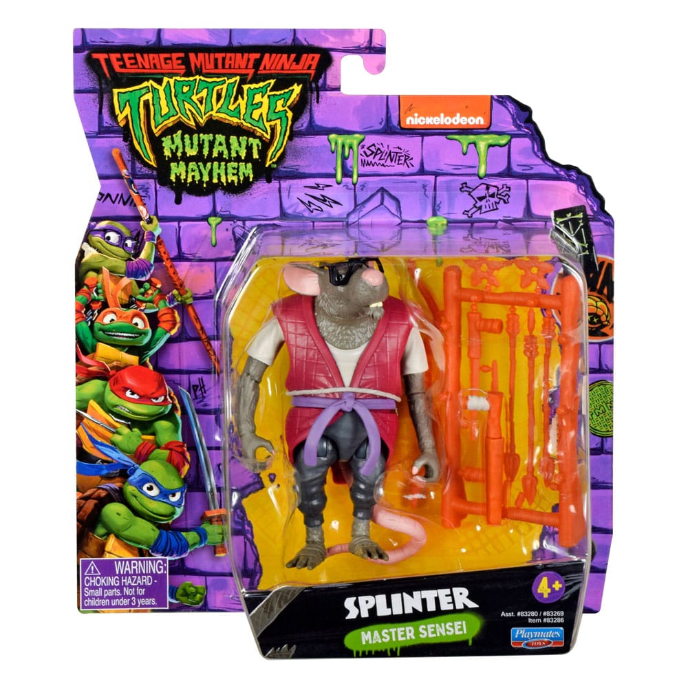 Teenage Mutant Ninja Turtles: Mutant Mayhem Actionfigur Splinter 10 cm 