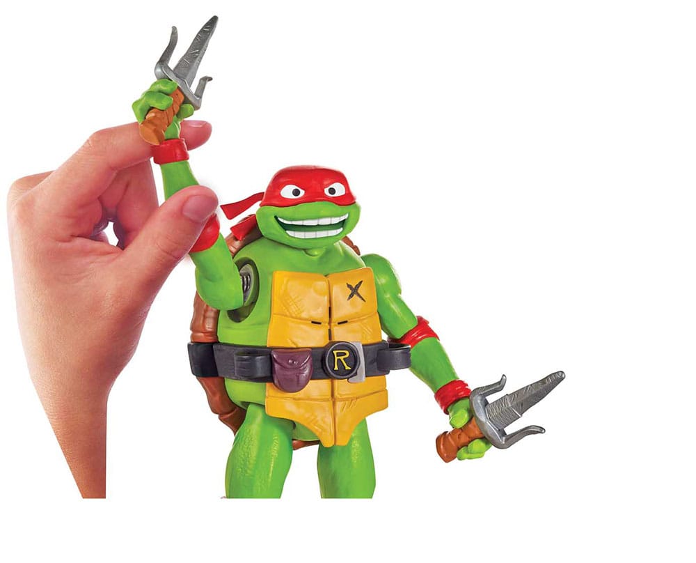 Teenage Mutant Ninja Turtles: Mutant Mayhem Ninja Shouts Action Figur Raphael 14 cm 