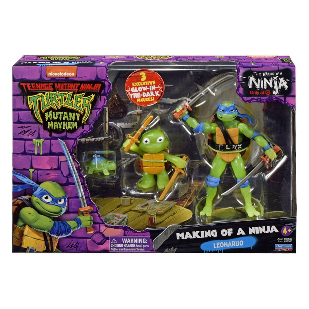 Teenage Mutant Ninja Turtles: Mutant Mayhem Actionfiguren 3er-Pack Raphael Evolution Raphael & Leonardo Assortment (6)