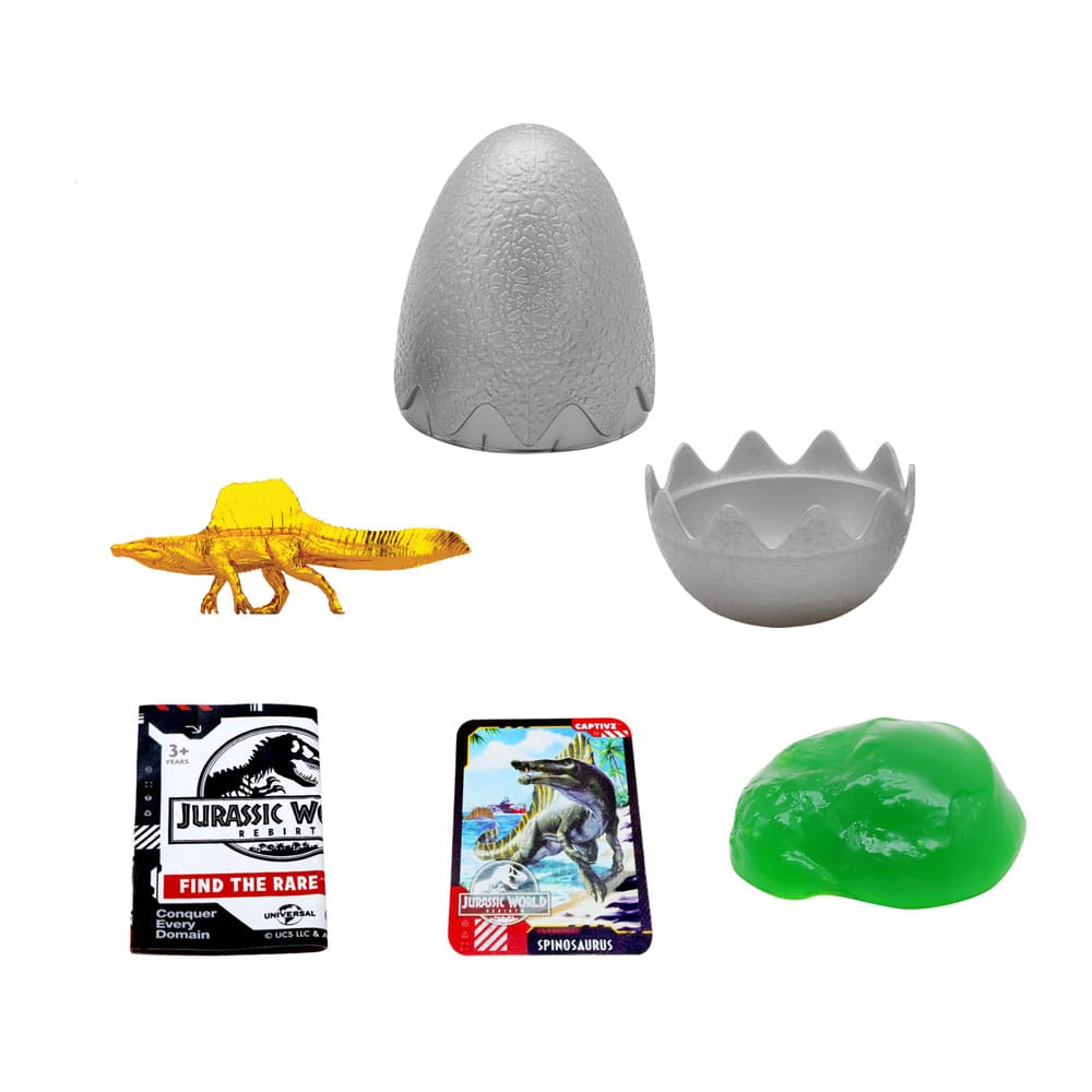 Jurassic World: Die Wiedergeburt Pop N Lock Blind Box Display Captivz Build n Battle Dinos (12) 