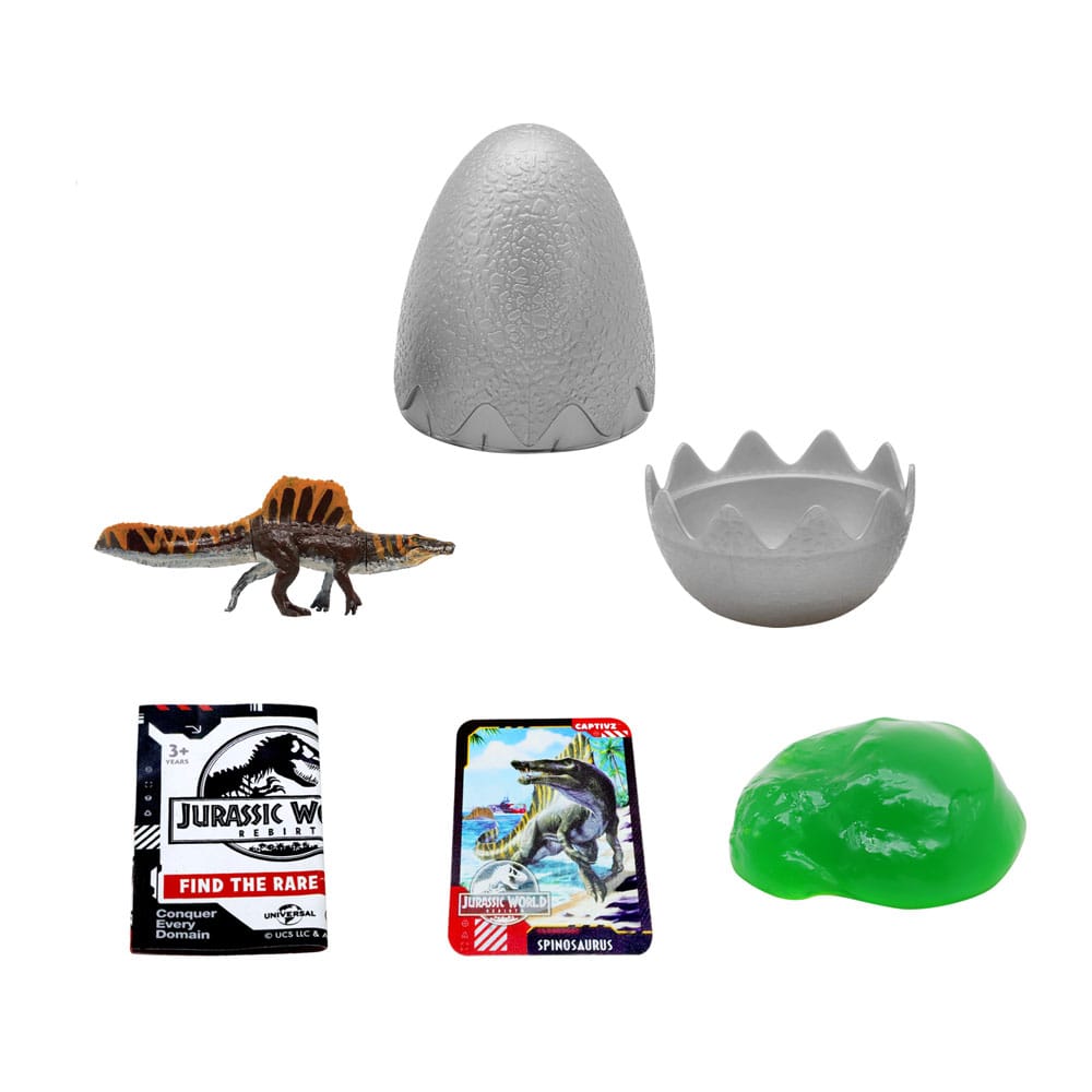 Jurassic World: Die Wiedergeburt Pop N Lock Blind Box Display Captivz Build n Battle Dinos (12) 