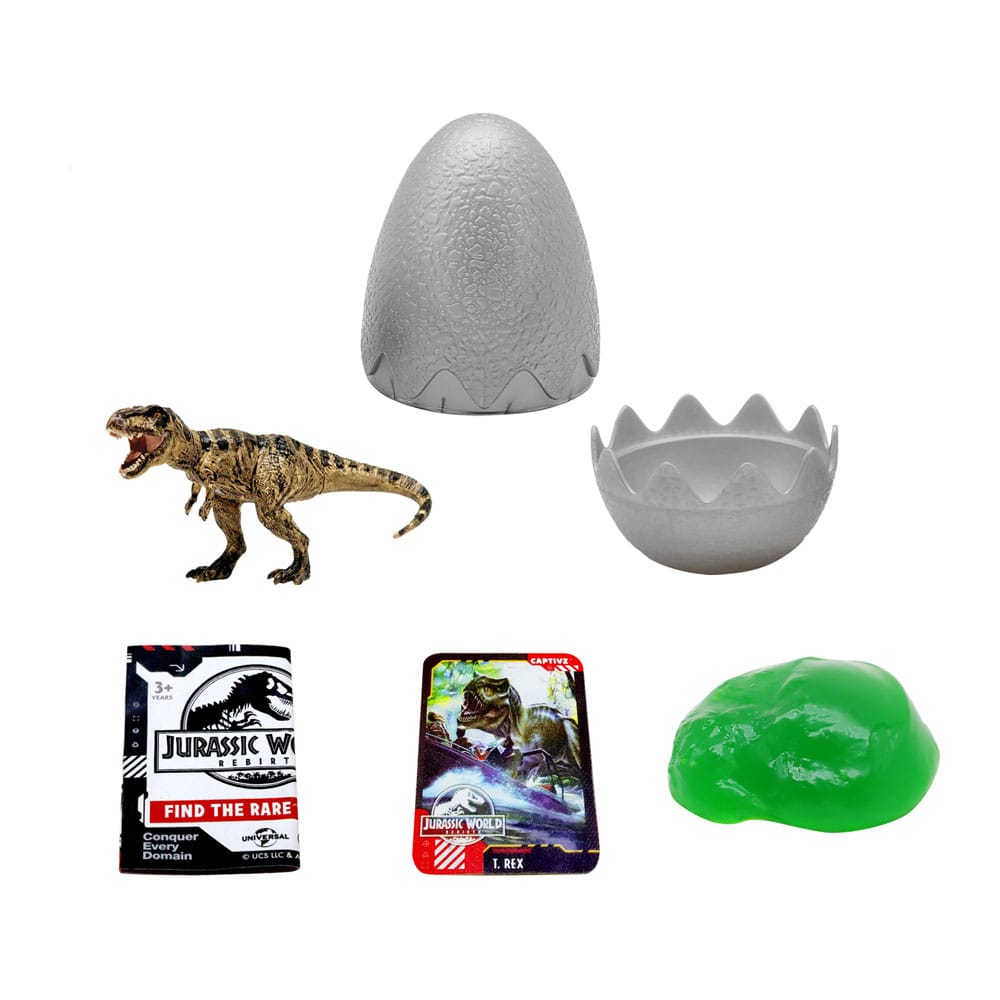 Jurassic World: Die Wiedergeburt Pop N Lock Blind Box Display Captivz Build n Battle Dinos (12) 
