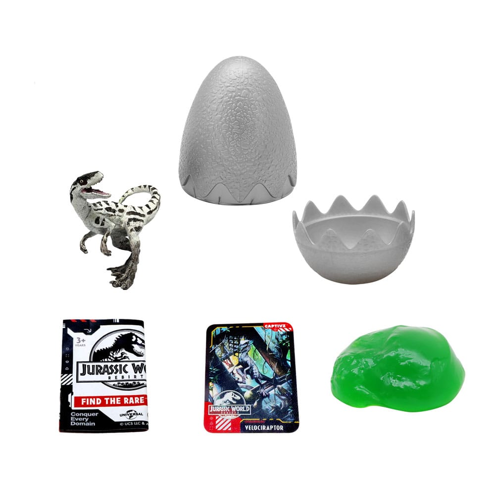 Jurassic World: Die Wiedergeburt Pop N Lock Blind Box Display Captivz Build n Battle Dinos (12) 