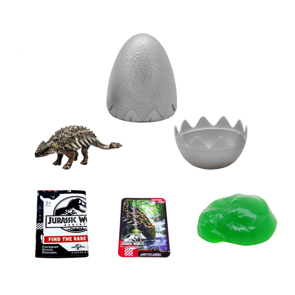 Jurassic World: Die Wiedergeburt Pop N Lock Blind Box Display Captivz Build n Battle Dinos (12) 