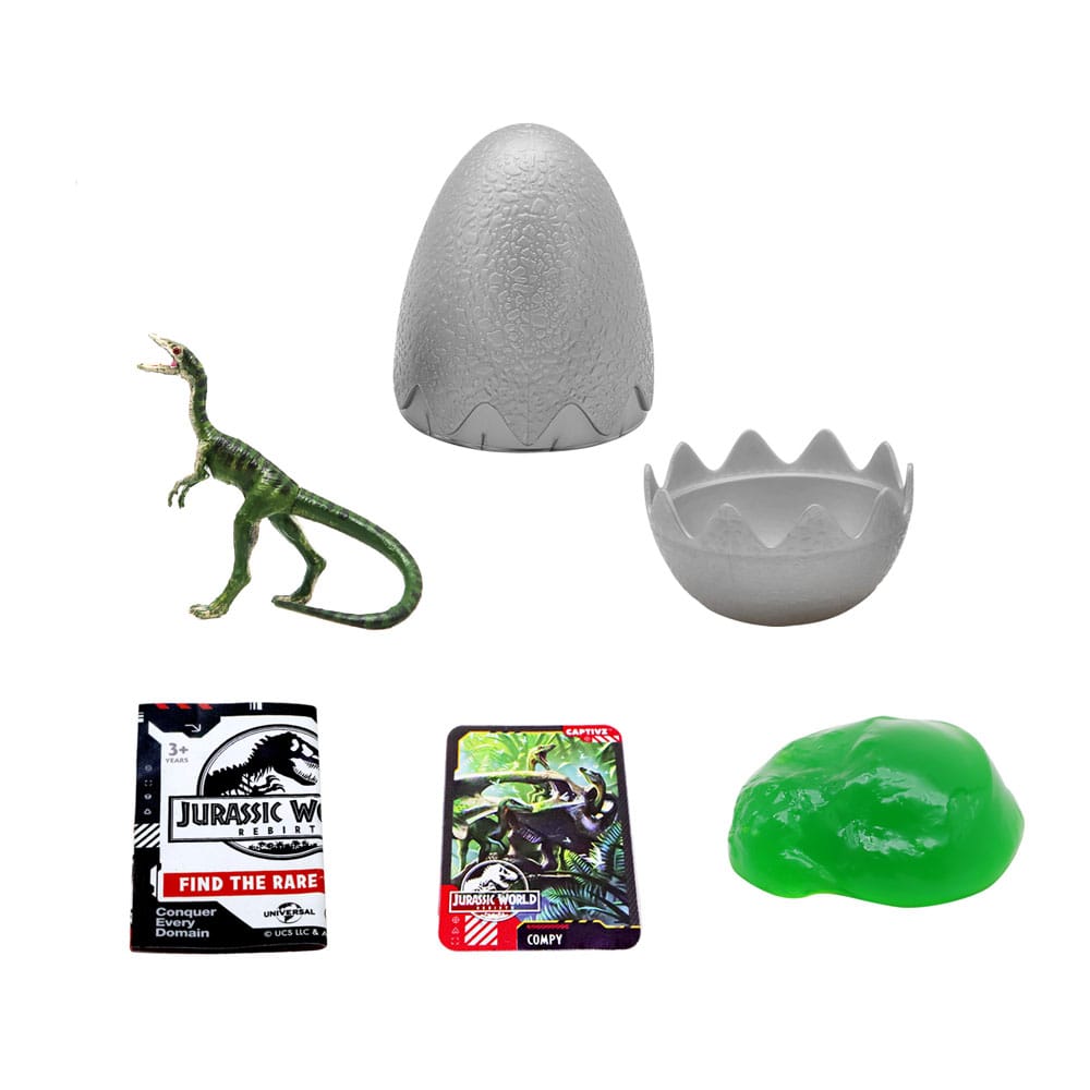 Jurassic World: Die Wiedergeburt Pop N Lock Blind Box Display Captivz Build n Battle Dinos (12) 