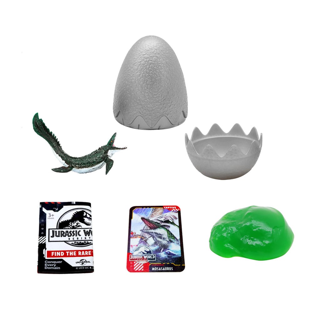 Jurassic World: Die Wiedergeburt Pop N Lock Blind Box Display Captivz Build n Battle Dinos (12) 