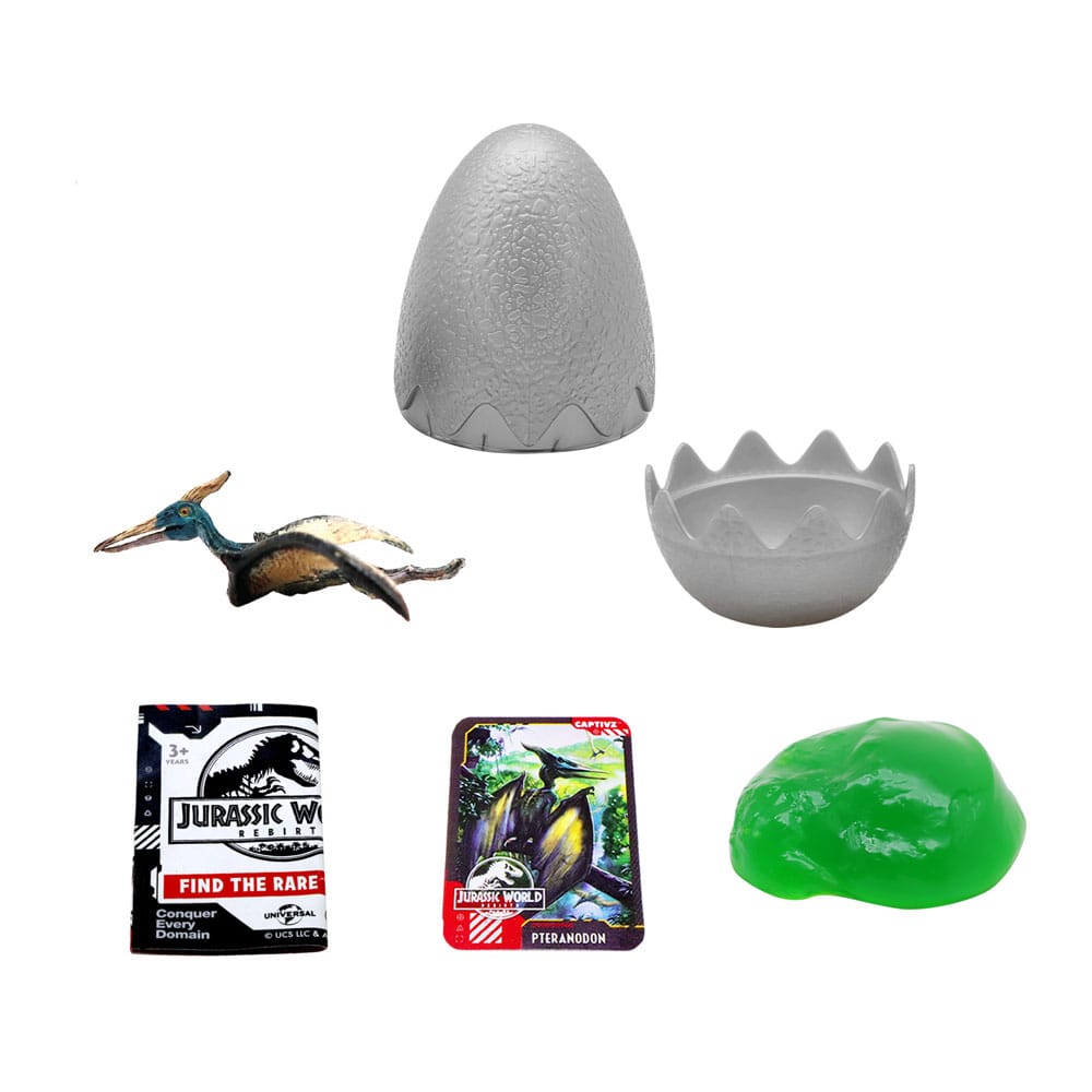 Jurassic World: Die Wiedergeburt Pop N Lock Blind Box Display Captivz Build n Battle Dinos (12) 