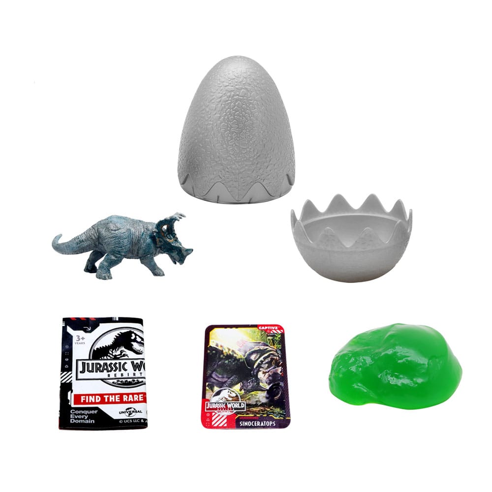 Jurassic World: Die Wiedergeburt Pop N Lock Blind Box Display Captivz Build n Battle Dinos (12) 