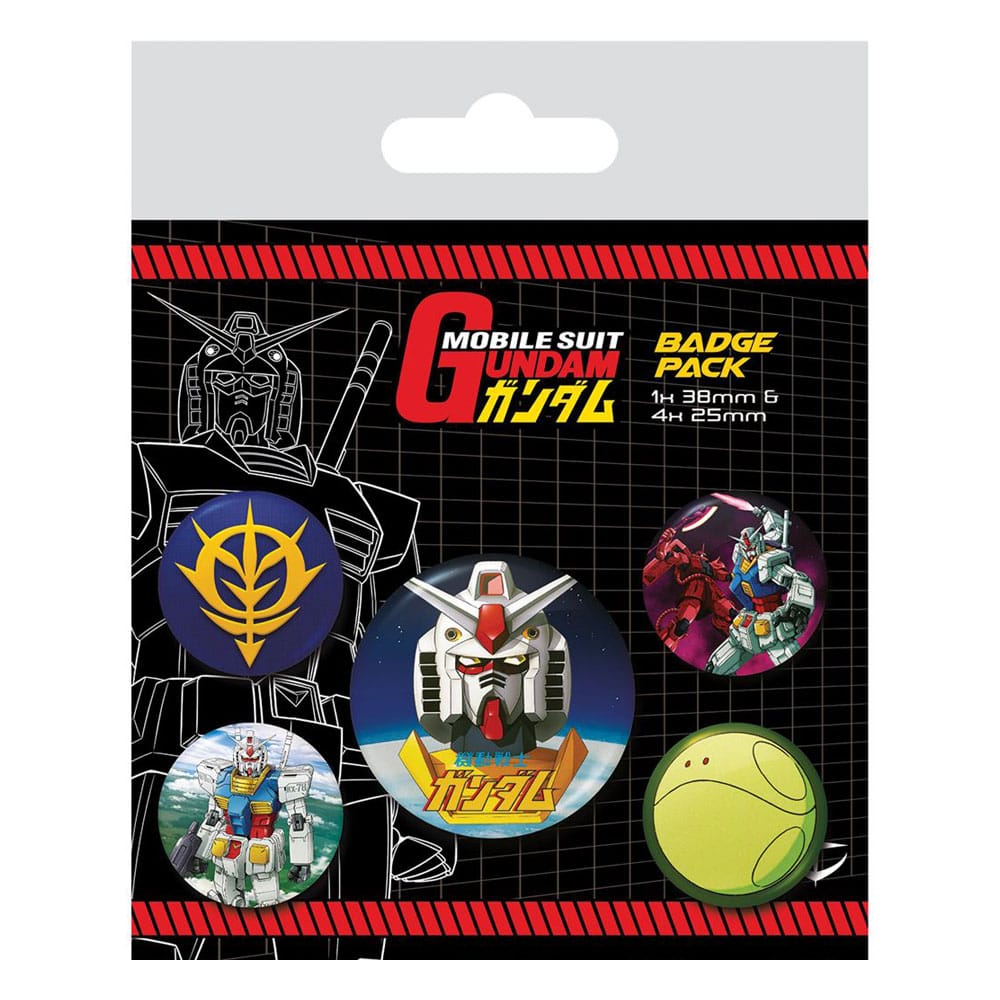 Mobile Suit Gundam Ansteck-Buttons 5er-Pack Intergalactic 