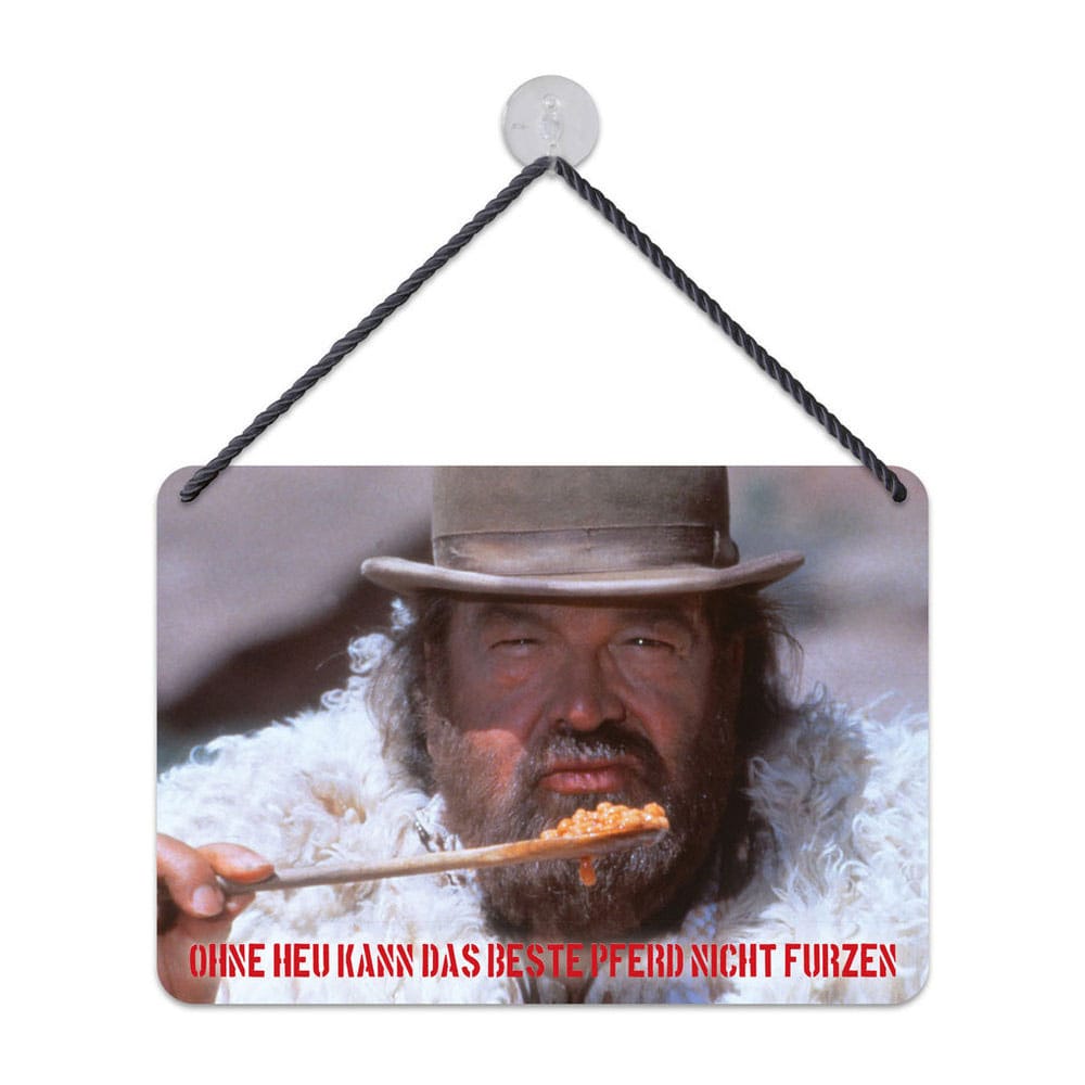 Bud Spencer Blechschild Bohnen 16,5 x 11,5 cm