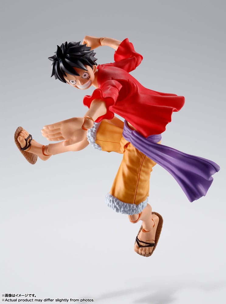 One Piece S.H. Figuarts Actionfigur Monkey D. Ruffy (The Raid on Onigashima) 14 cm 