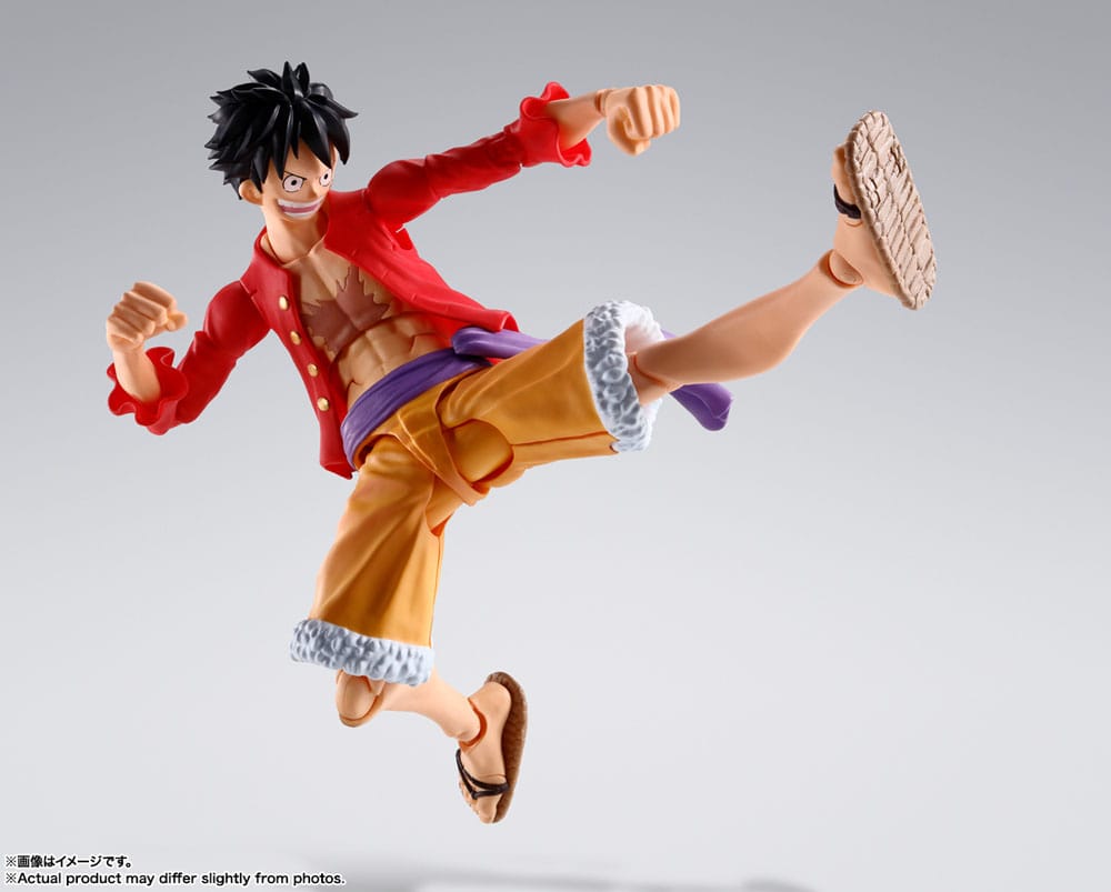 One Piece S.H. Figuarts Actionfigur Monkey D. Ruffy (The Raid on Onigashima) 14 cm 