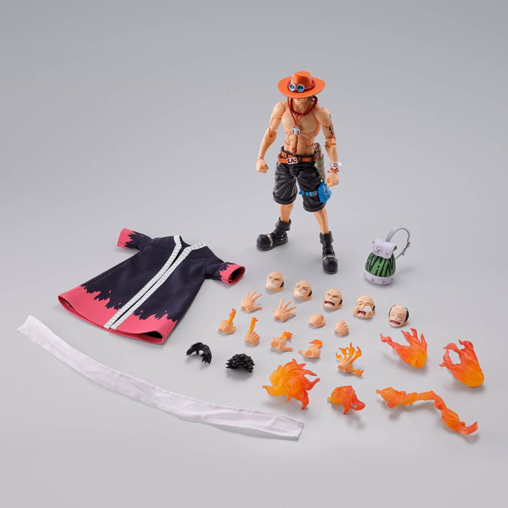One Piece S.H. Figuarts Actionfigur Portgas D Ace -Fire Fist- 15 cm