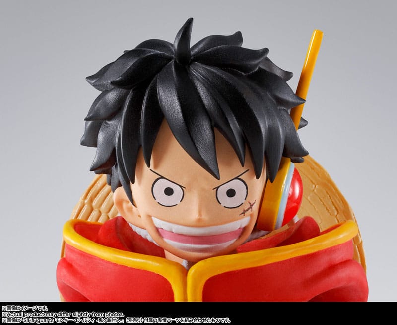 One Piece S.H.Figuarts Actionfigur Monkey D. Luffy Future Island Egghead 15 cm     