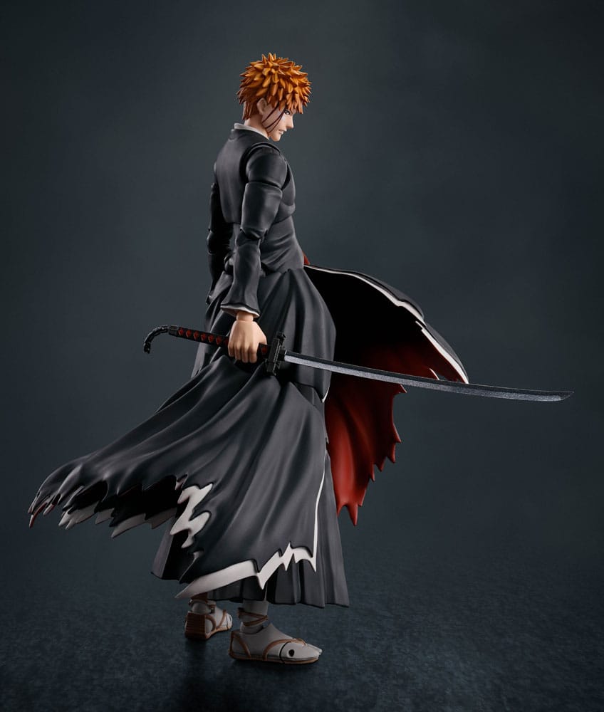 Bleach S.H. Figuarts Actionfigur Ichigo Kurosaki Getsugatensho 16 cm        