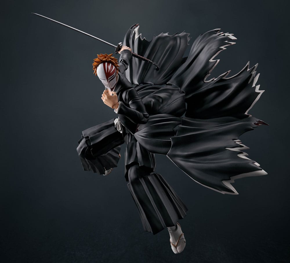 Bleach S.H. Figuarts Actionfigur Ichigo Kurosaki Getsugatensho 16 cm        