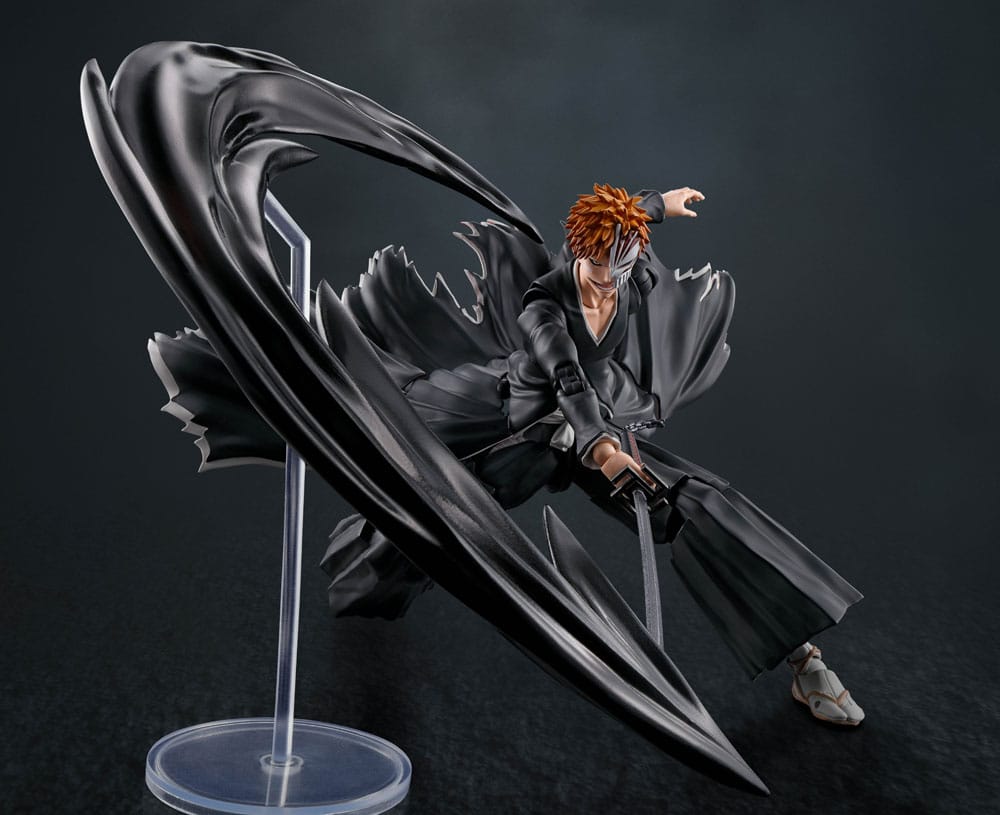 Bleach S.H. Figuarts Actionfigur Ichigo Kurosaki Getsugatensho 16 cm        