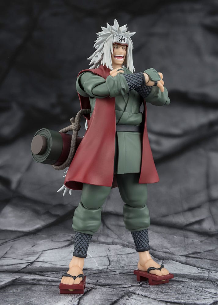 Naruto S.H.Figuarts Actionfigur Jiraiya Hidden Leaf Heroic Master Sage (Sage Mode Set) 17 cm      