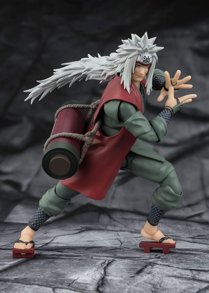 Naruto S.H.Figuarts Actionfigur Jiraiya Hidden Leaf Heroic Master Sage (Sage Mode Set) 17 cm      