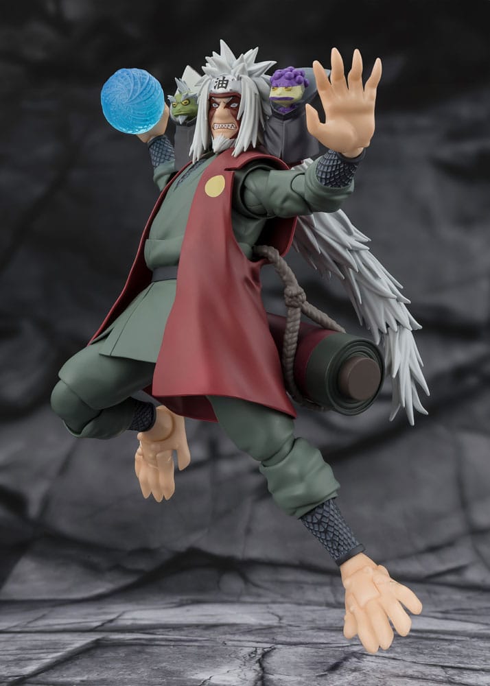 Naruto S.H.Figuarts Actionfigur Jiraiya Hidden Leaf Heroic Master Sage (Sage Mode Set) 17 cm      