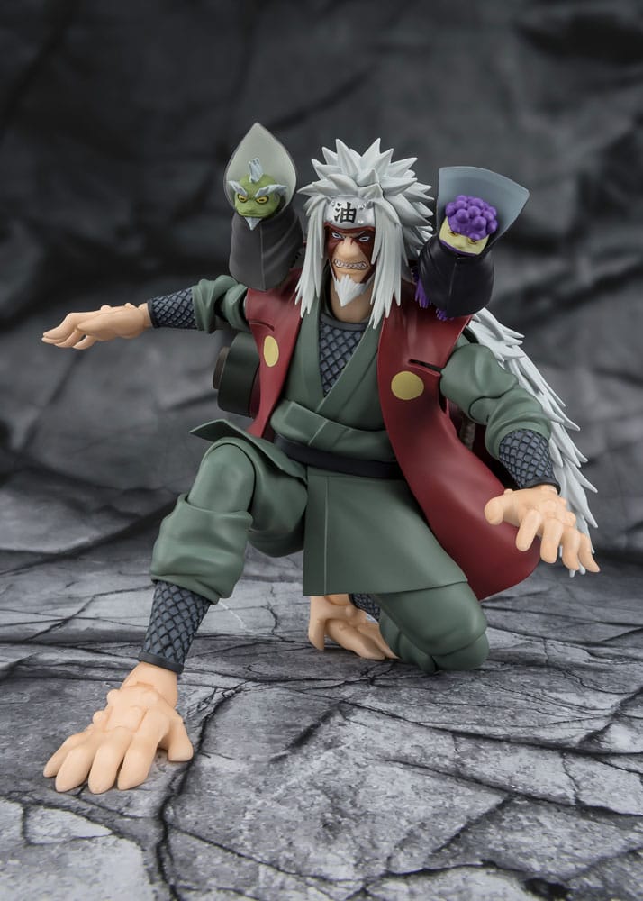 Naruto S.H.Figuarts Actionfigur Jiraiya Hidden Leaf Heroic Master Sage (Sage Mode Set) 17 cm      
