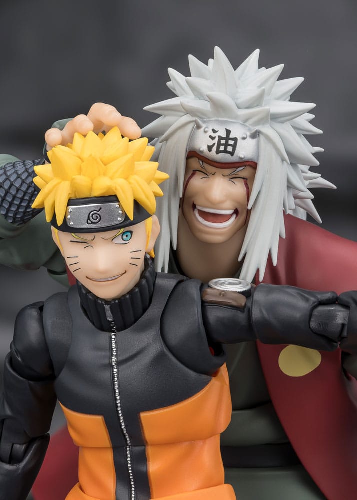 Naruto S.H.Figuarts Actionfigur Jiraiya Hidden Leaf Heroic Master Sage (Sage Mode Set) 17 cm      