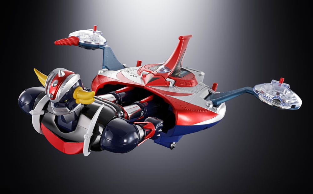 UFO Robo Grendizer Chogokin Actionfigur Deluxe Grendizer & UFO Spazer 14 cm