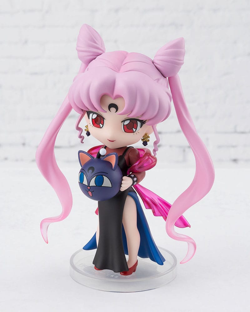 Pretty Guardian Sailor Moon R mini Actionfigur Black Lady 9 cm   
