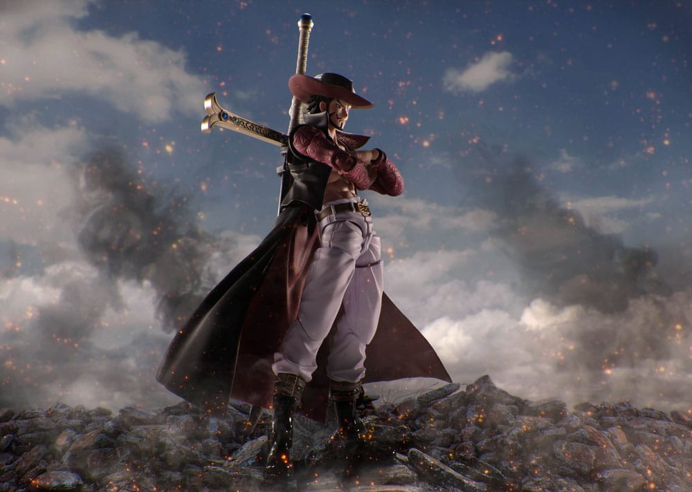 One Piece S.H.Figuarts Actionfigur Dracule Mihawk Hawkeye 17 cm      