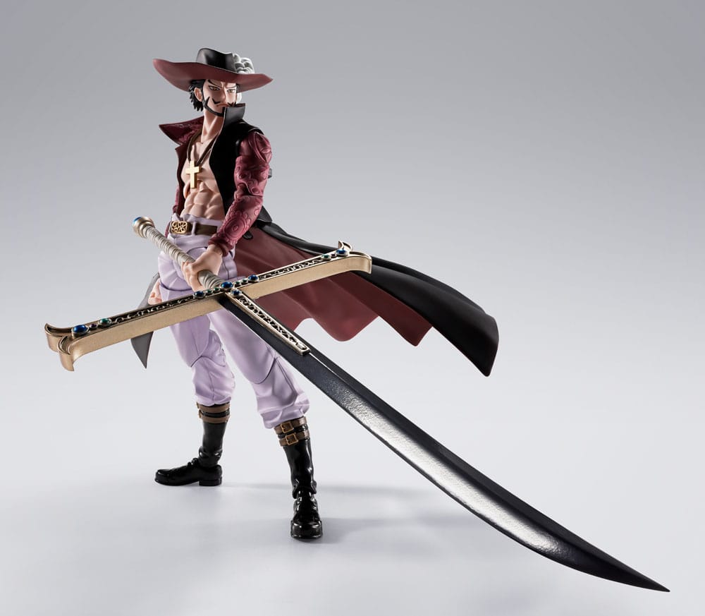 One Piece S.H.Figuarts Actionfigur Dracule Mihawk Hawkeye 17 cm      