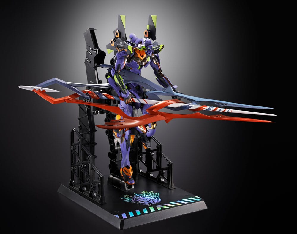 Neon Genesis Evangelion Metal Build Diecast Actionfigur Eva Test Type-01 30th with the Spear of Gaius 22 cm