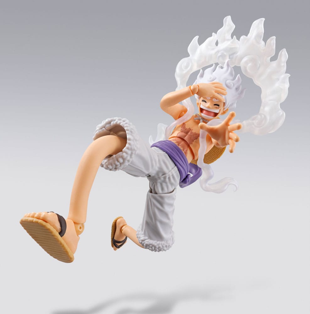 One Piece S.H.Figuarts Actionfigur Monkey D. Luffy Gear 5 -Future Island Egghead- 15 cm    