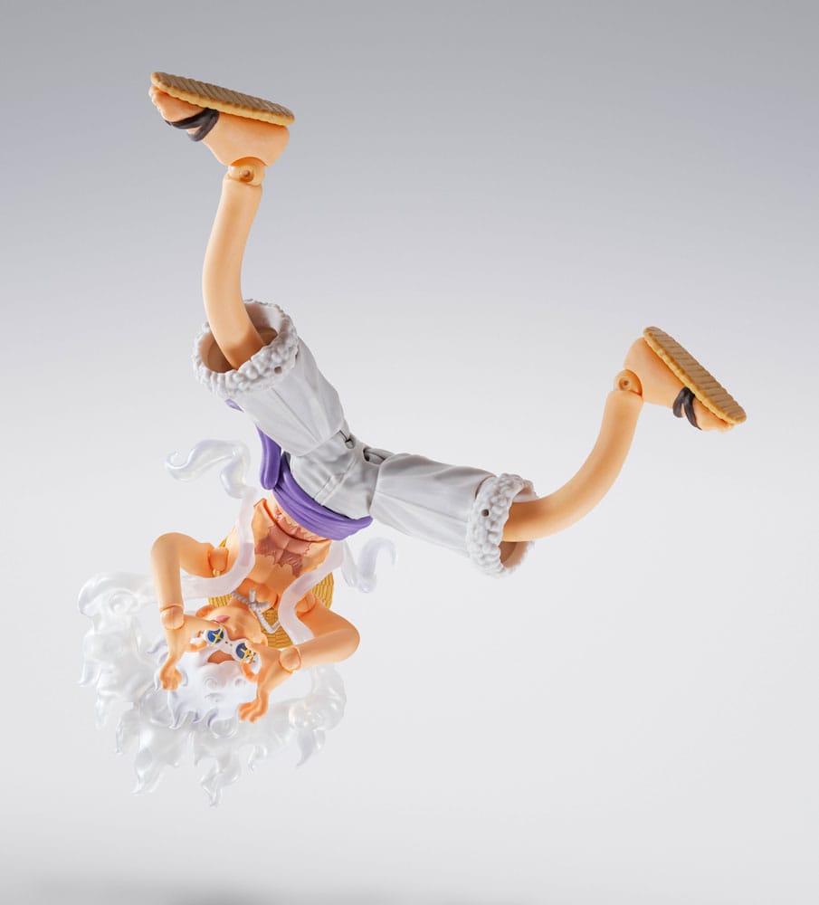 One Piece S.H.Figuarts Actionfigur Monkey D. Luffy Gear 5 -Future Island Egghead- 15 cm    