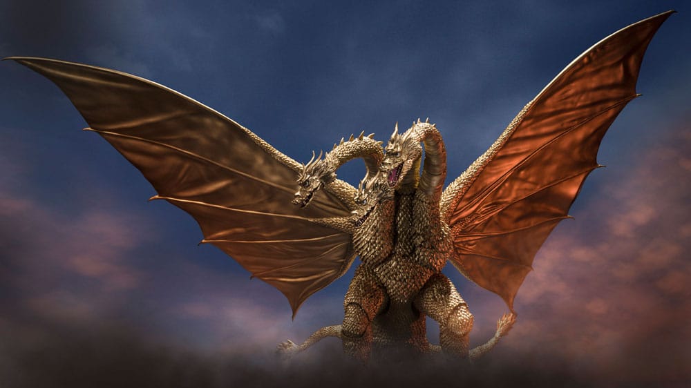 Godzilla S.H. Monster Arts Actionfigur King Ghidora (1972) 25 cm  