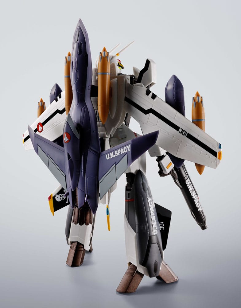 Macross Hi-Metal R Actionfigur VF-0S Phoenix (Roy Focker Use) & QF-2200D-B Ghost Set 14 cm   